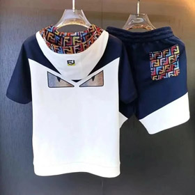 Ralph Lauren Fendi Prada Burberry Quick-drying short-sleeved shorts suit (40 styles)-2838